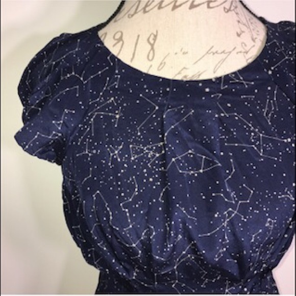 RARE Anthro Constellation Blouse - Picture 3 of 4